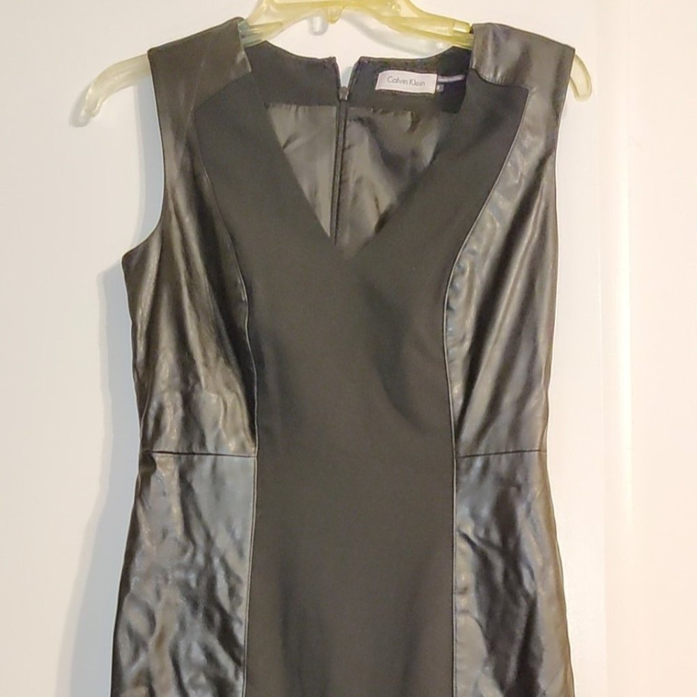 Calvin Klein black dress.